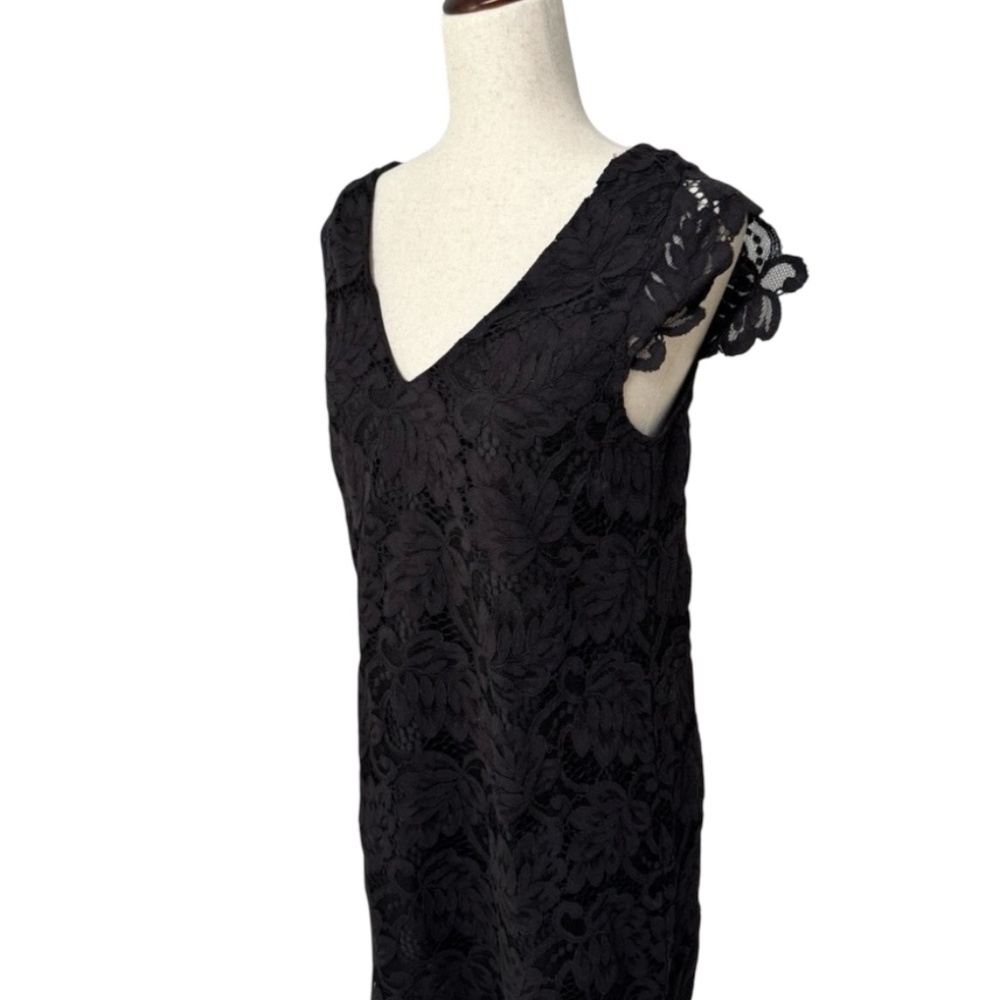 BB Dakota Jacqueline Lace Dress XS Black Fairy Whimsigoth Mini Dark Romantic - Picture 2 of 12